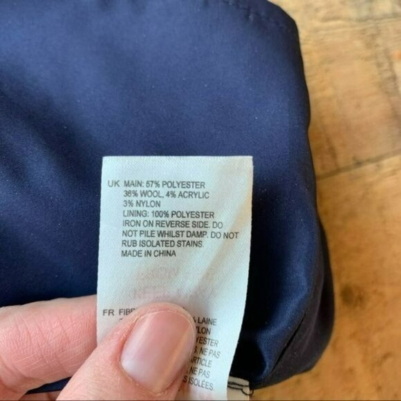 White stuff womens plus size knee length herringbone skirt embroidered flowers - Picture 6 of 9